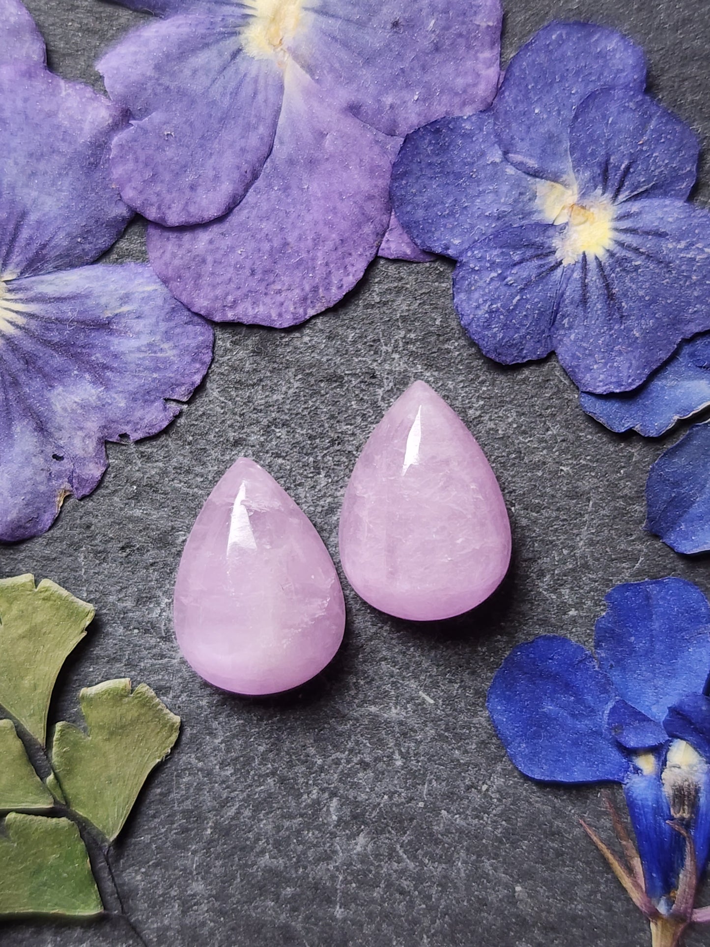 Lavender Kunzite pair