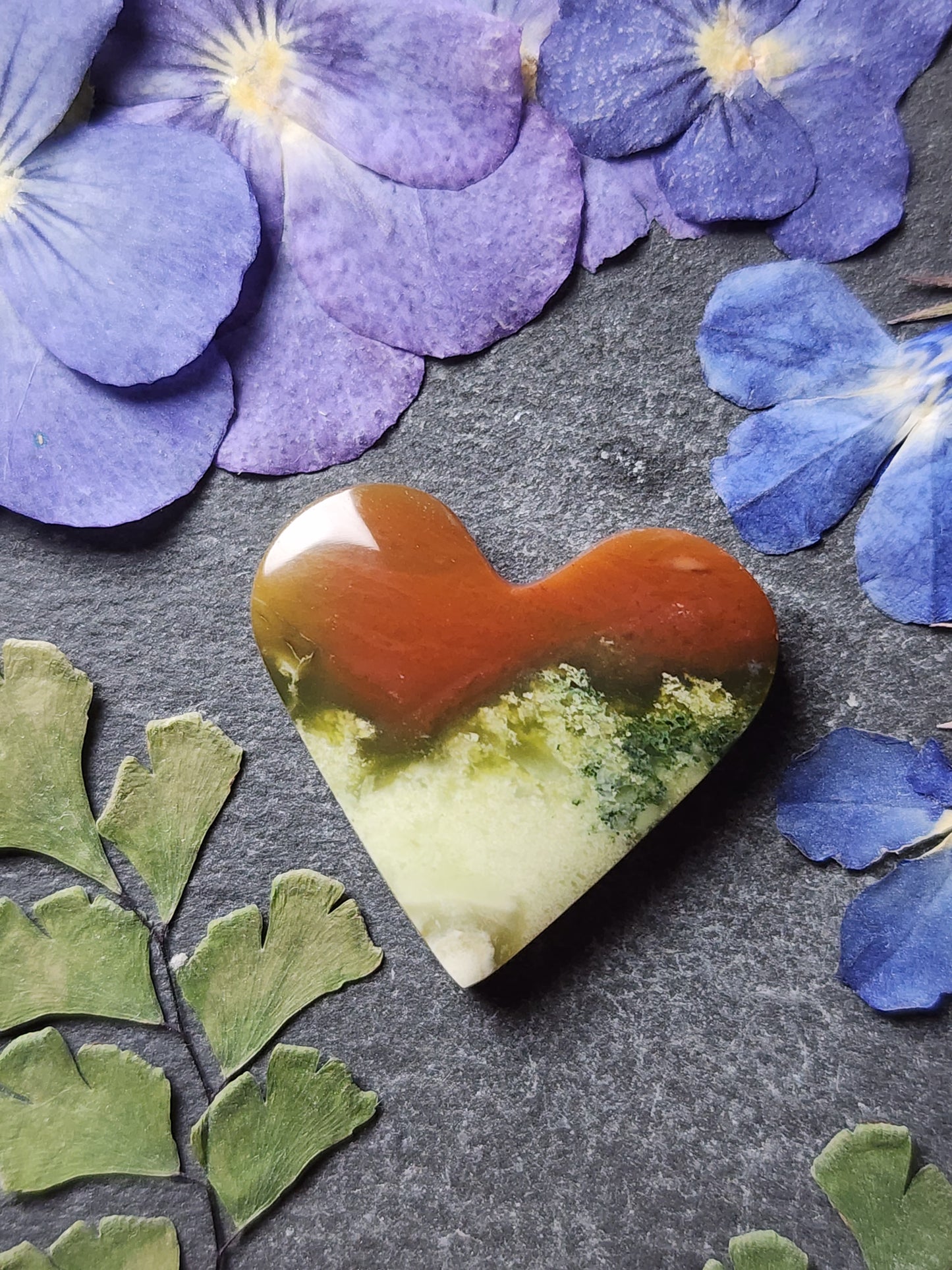 Royal Imperial jasper heart