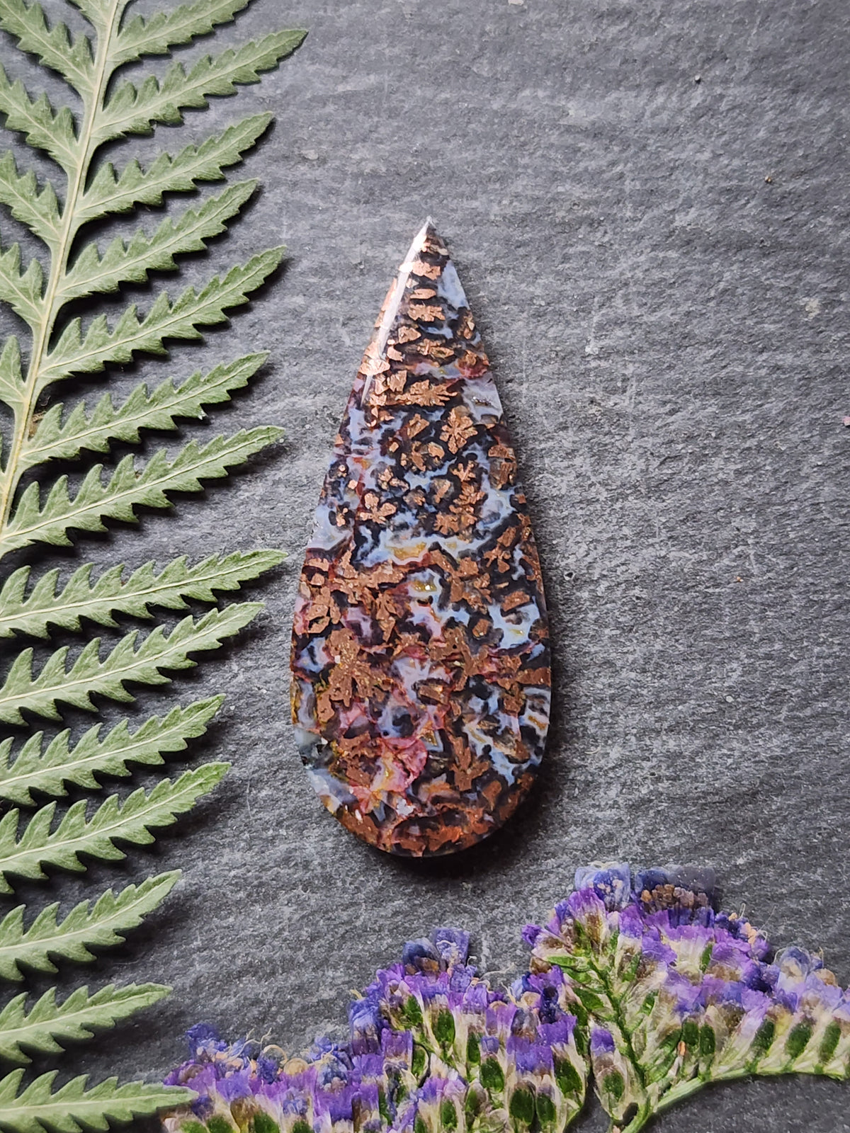 Chrysocolla Copper in Chalcedony