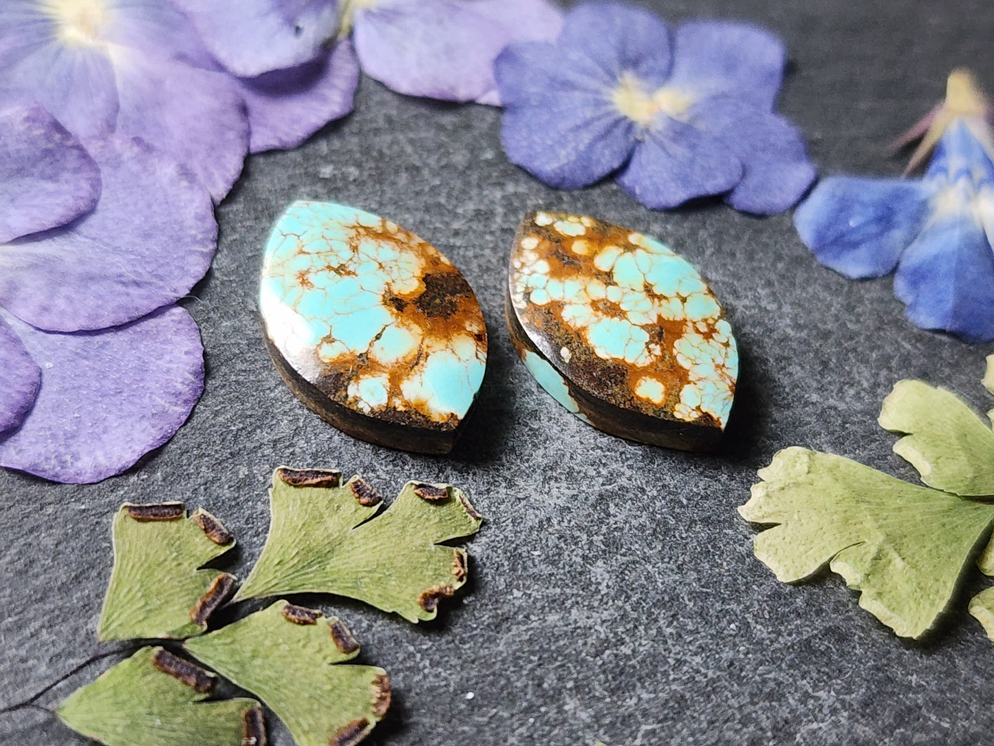 Hubei Turquoise pair