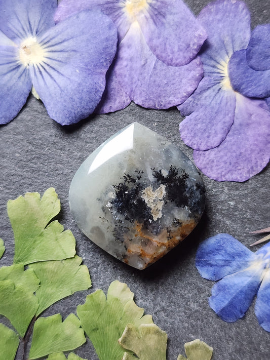Australian Chrysoprase with dendrite