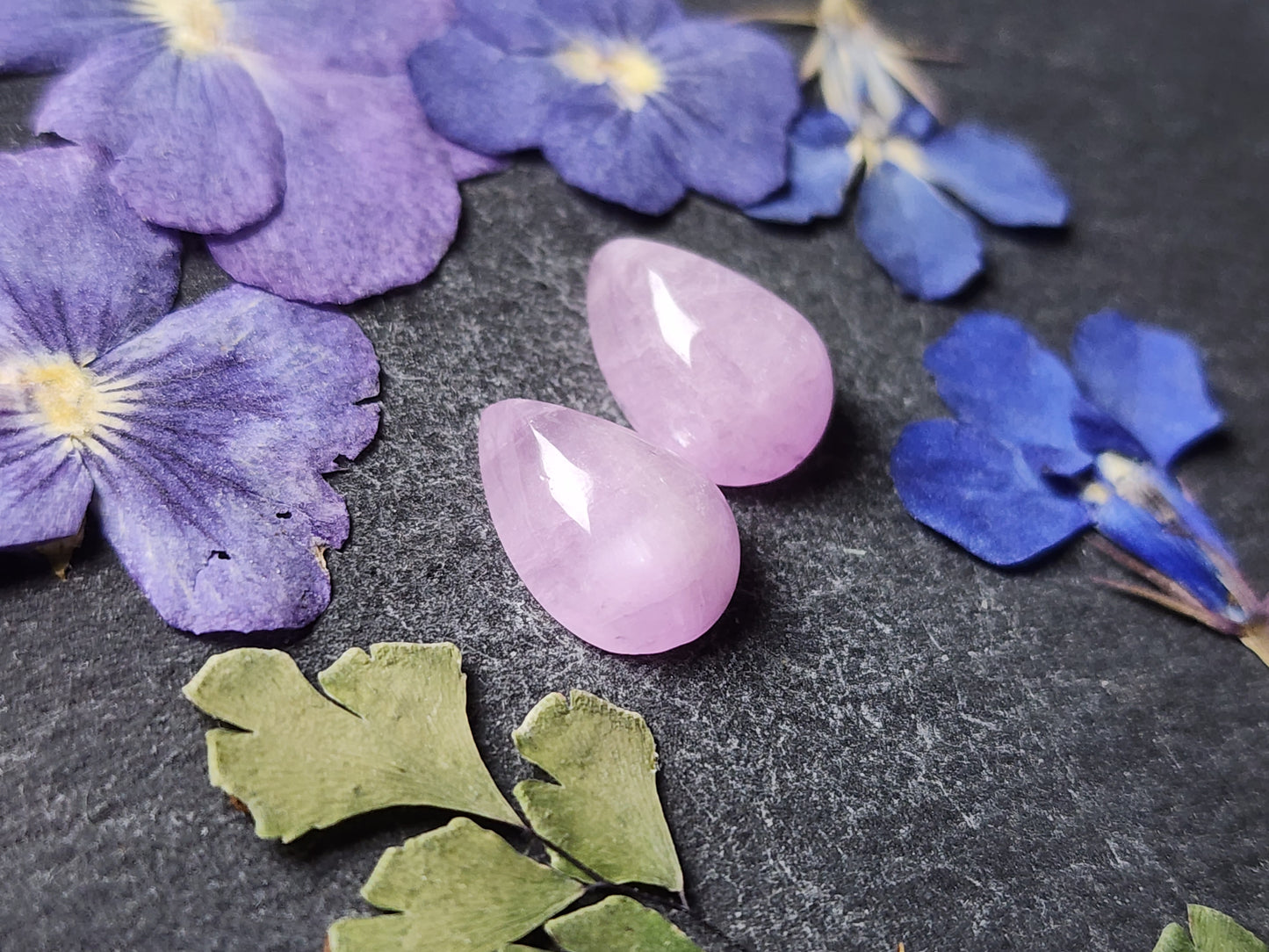 Lavender Kunzite pair