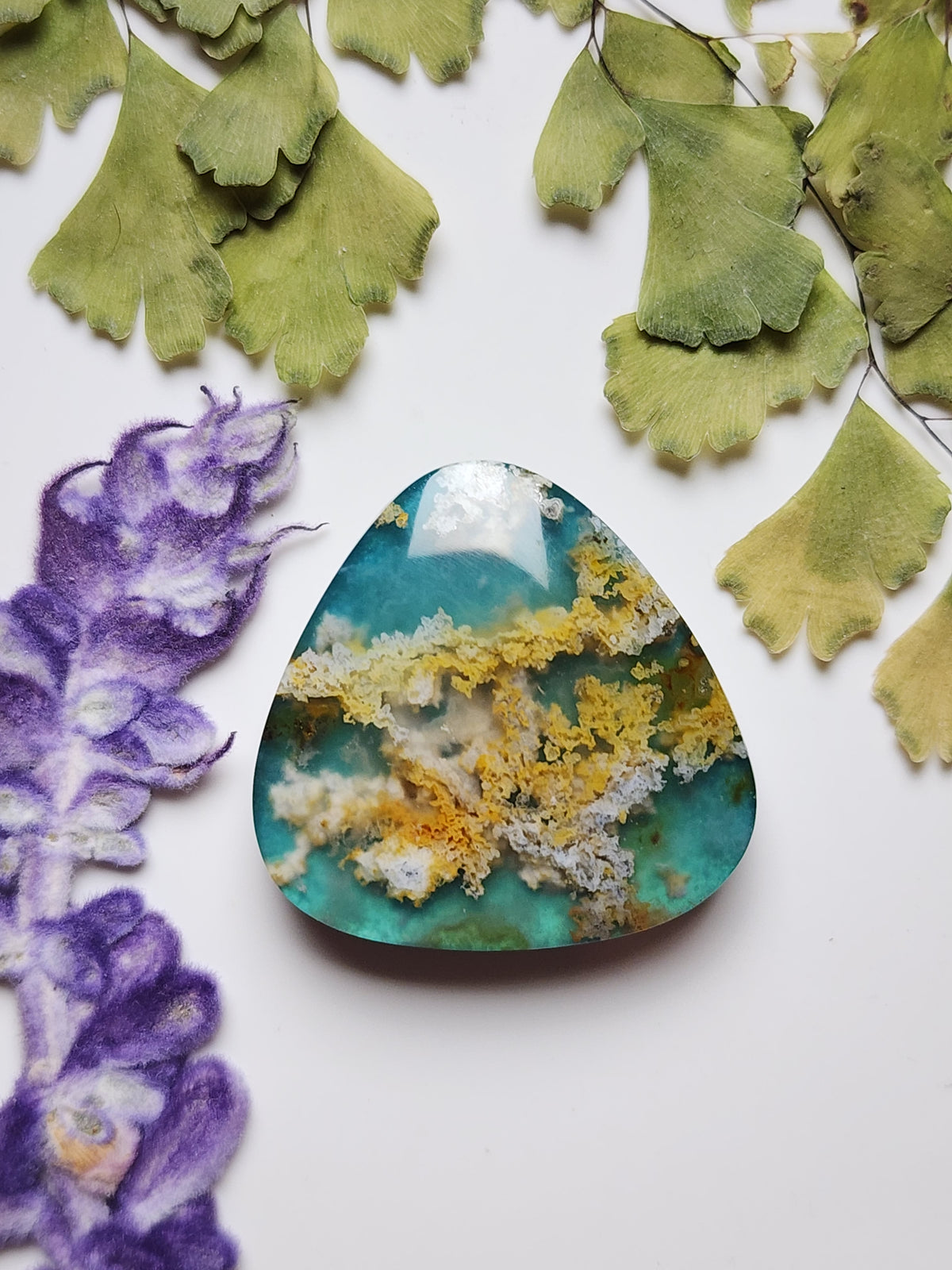Bella Vista plume agate Doublet