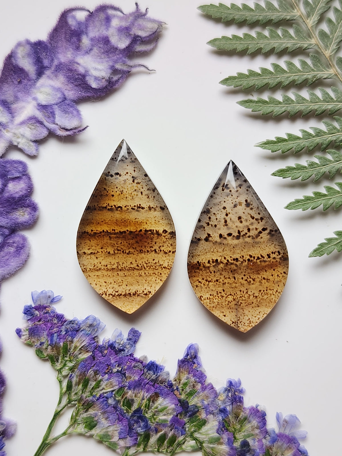 Montana agate pair