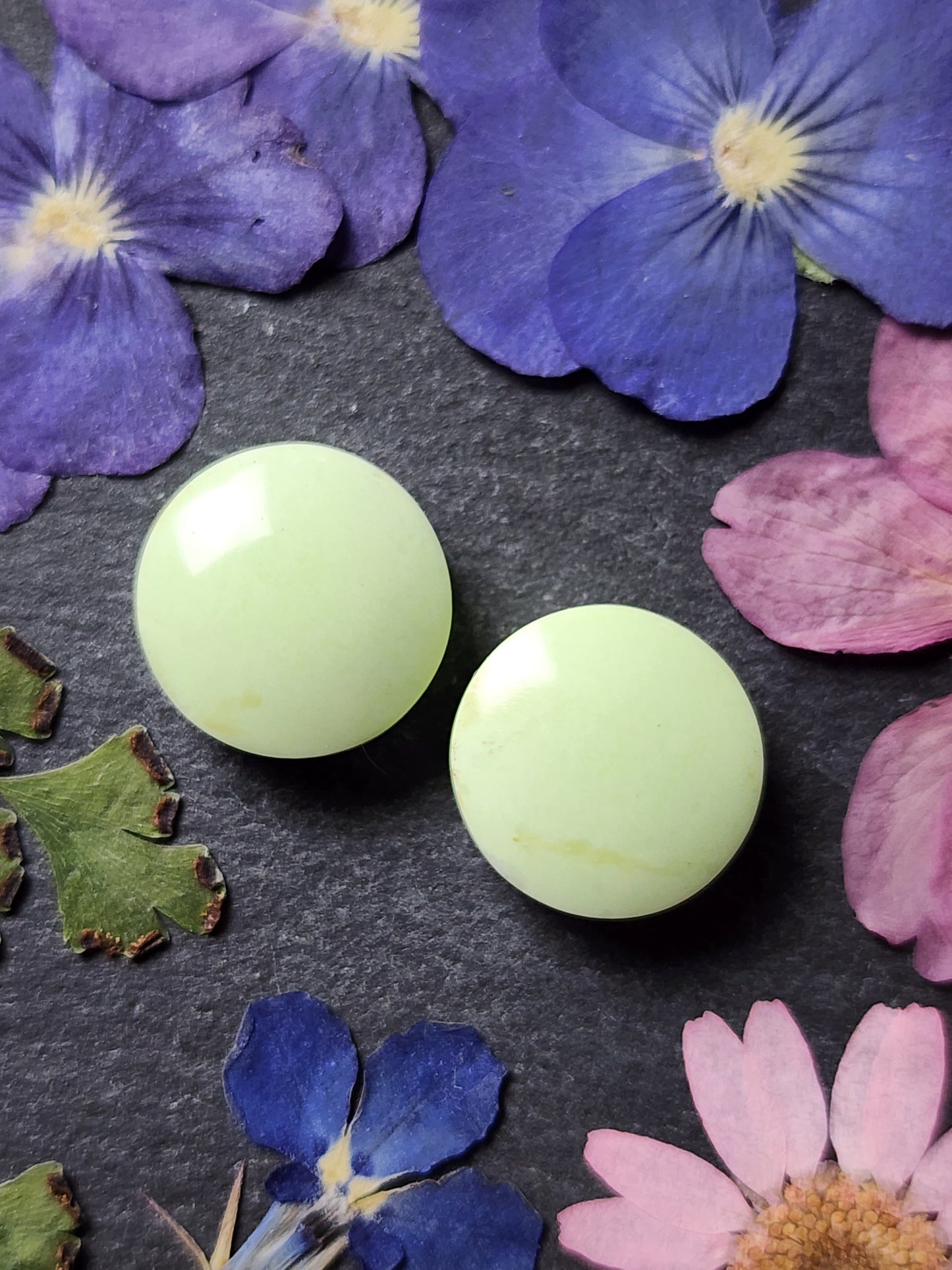 Lemon Chrysoprase pair