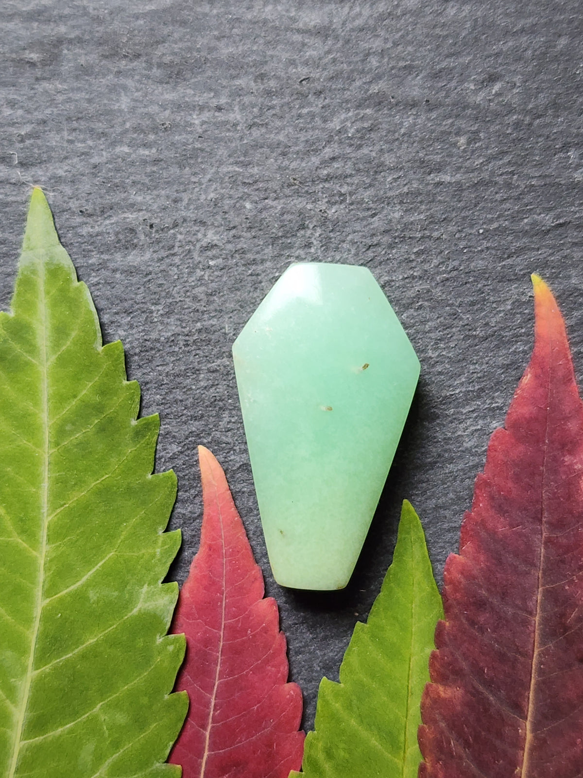 Australian Chrysoprase coffin
