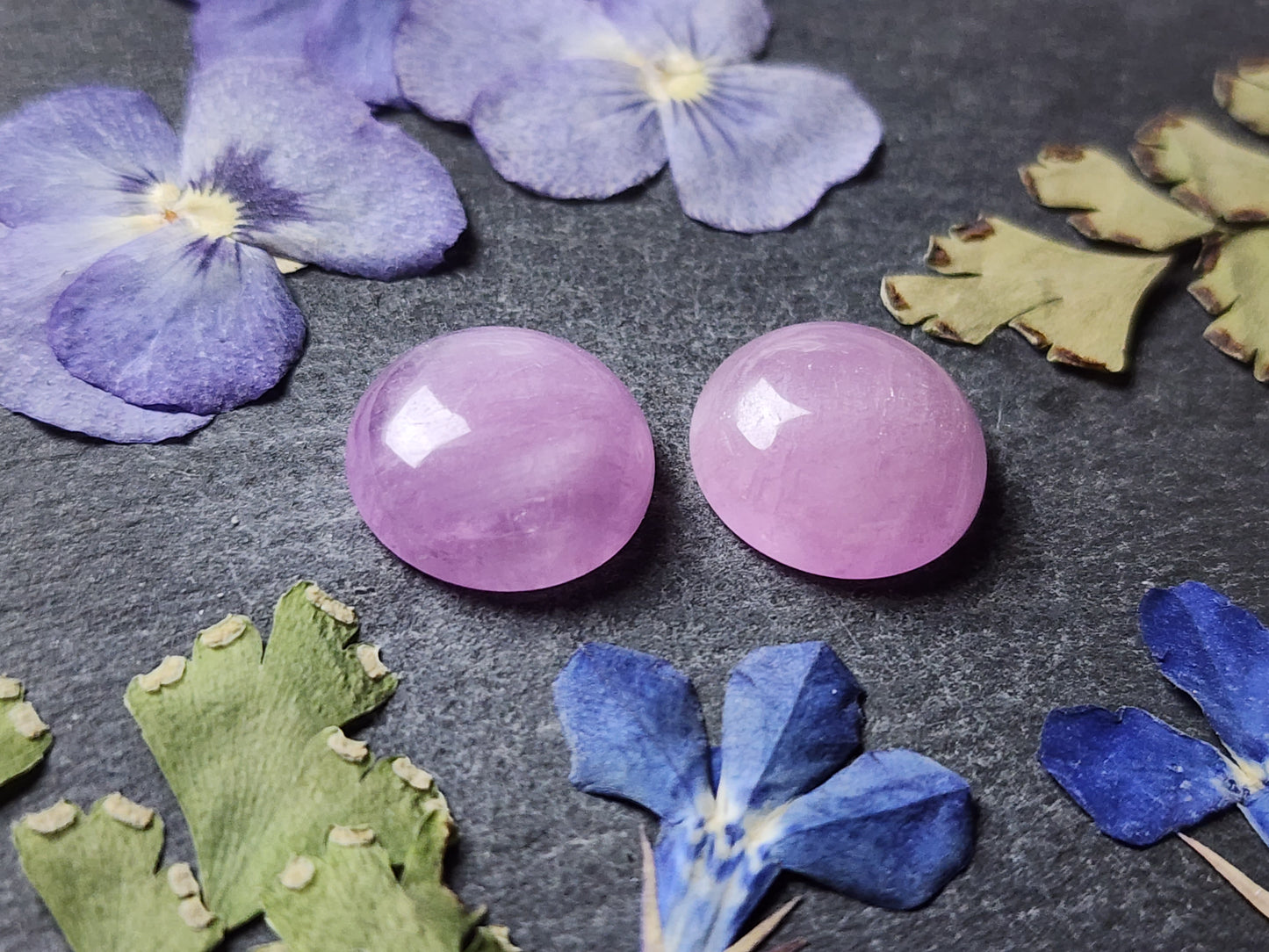 Lavender Kunzite pair