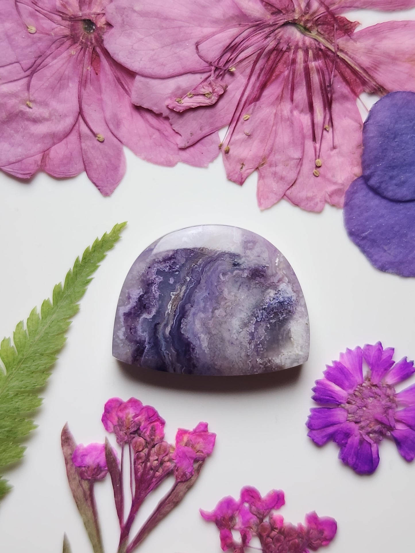 Lavender Lace agate