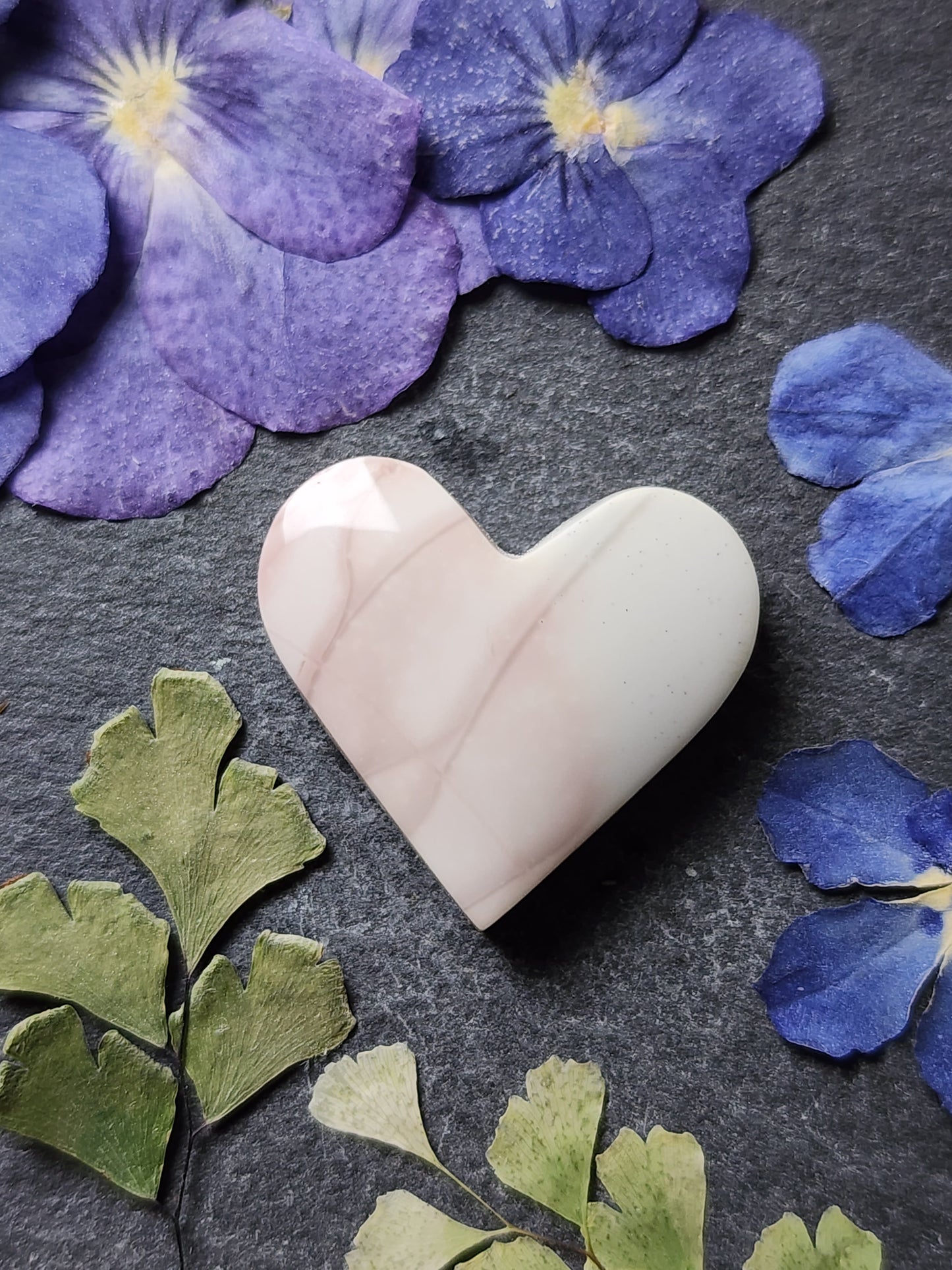 Willow Creek jasper heart