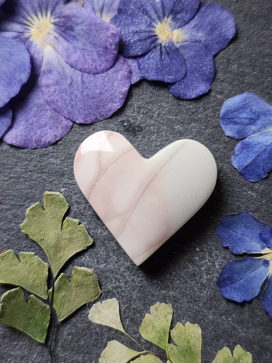 Willow Creek jasper heart