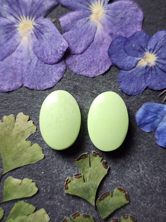 Citron/Lemon Chrysoprase pair