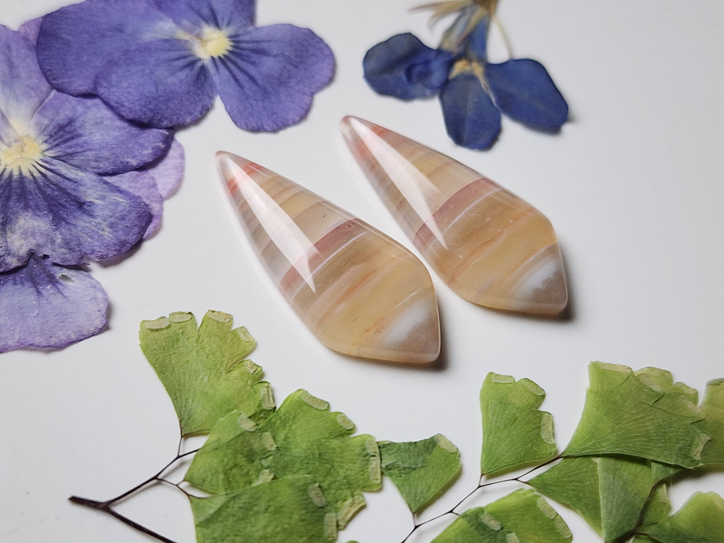lace agate pair