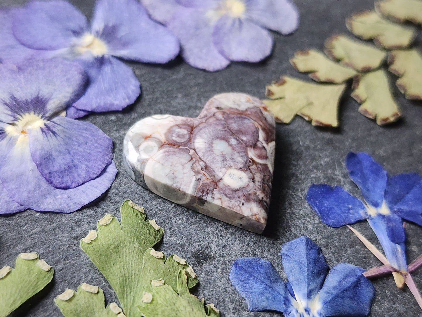 Galaxy Rhyolite heart