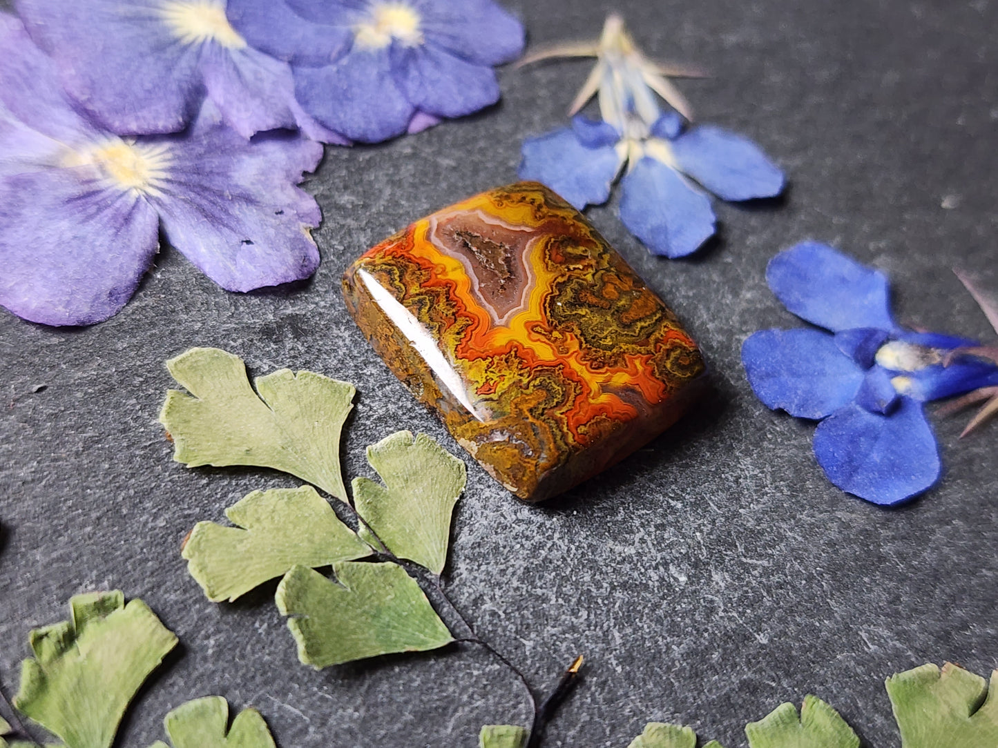 Moroccan seam agate