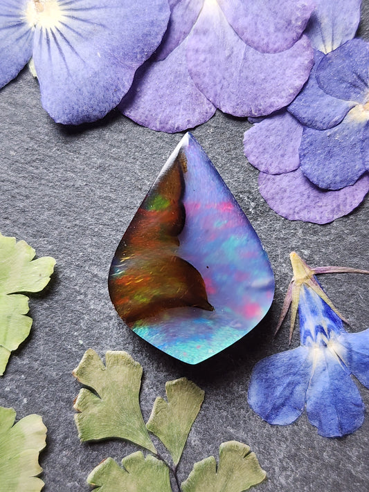Montana agate Doublet