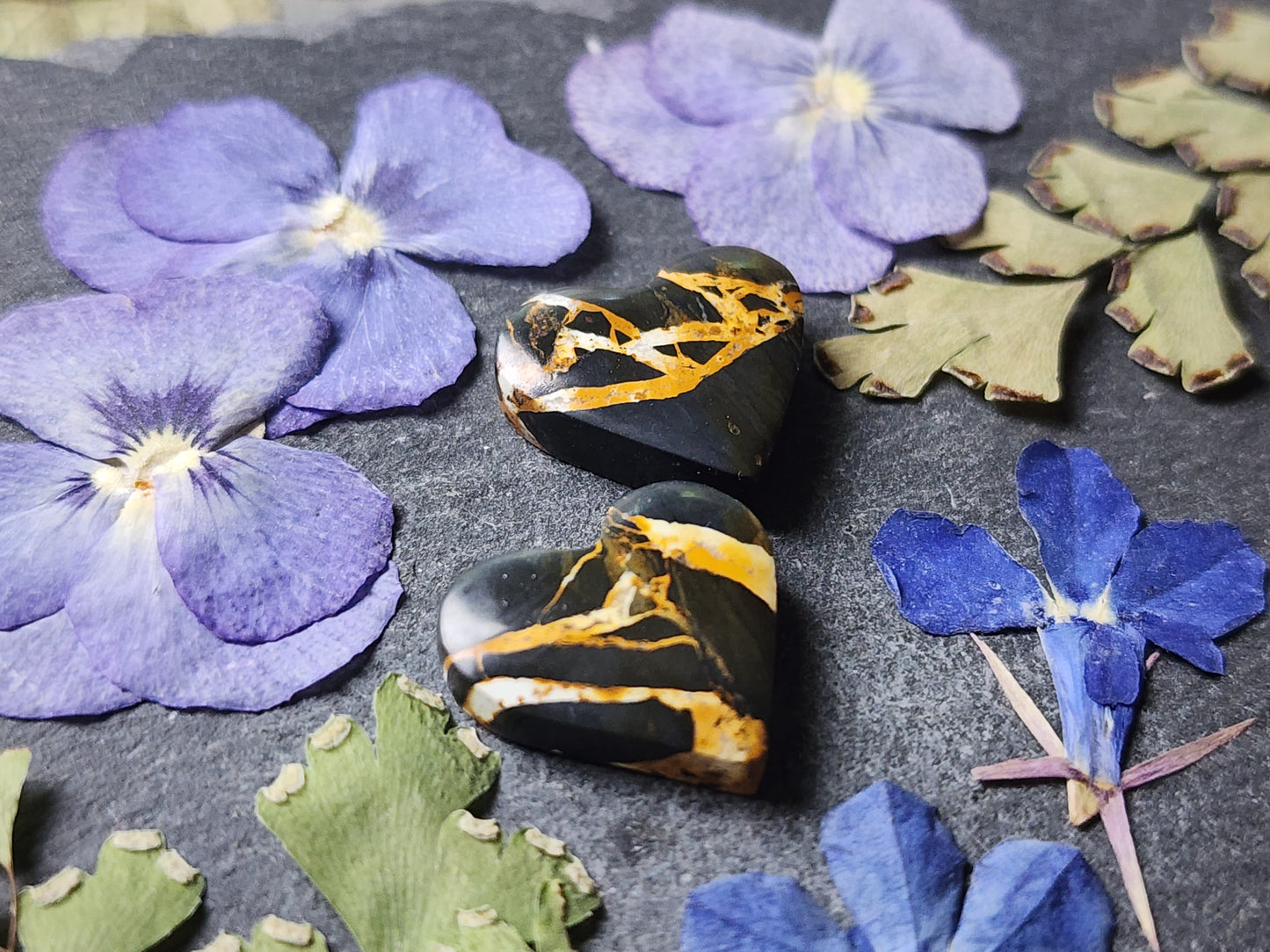 Iron Buffalo heart pair