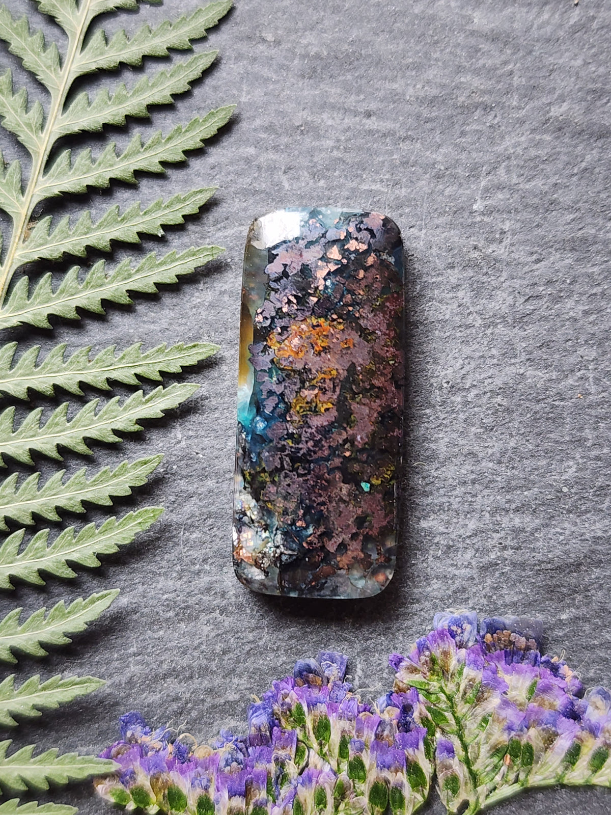 Chrysocolla Copper in Chalcedony