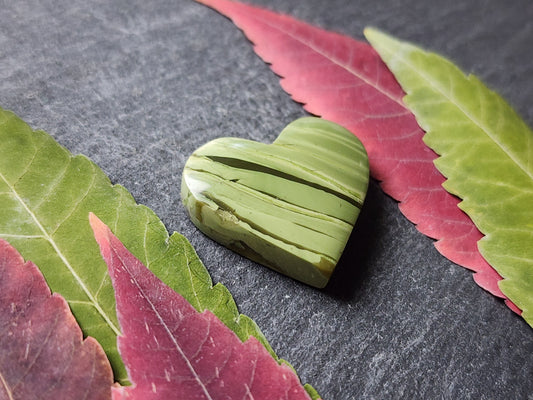 Morrisonite jasper heart