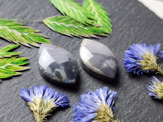 Hyacinth jasper pair