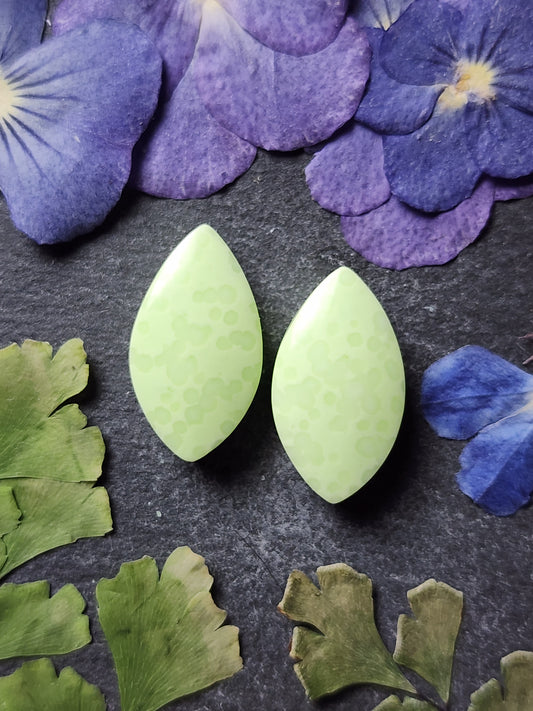 Citron / Lemon Chrysoprase pair