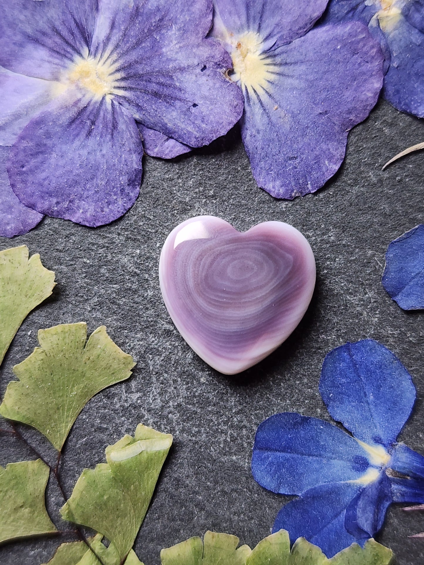 Wampum shell heart