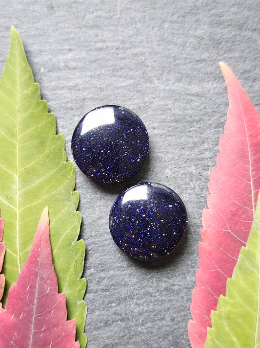 Blue Goldstone pair