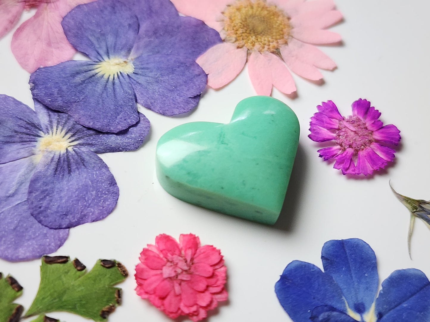 Newman Chrysoprase heart