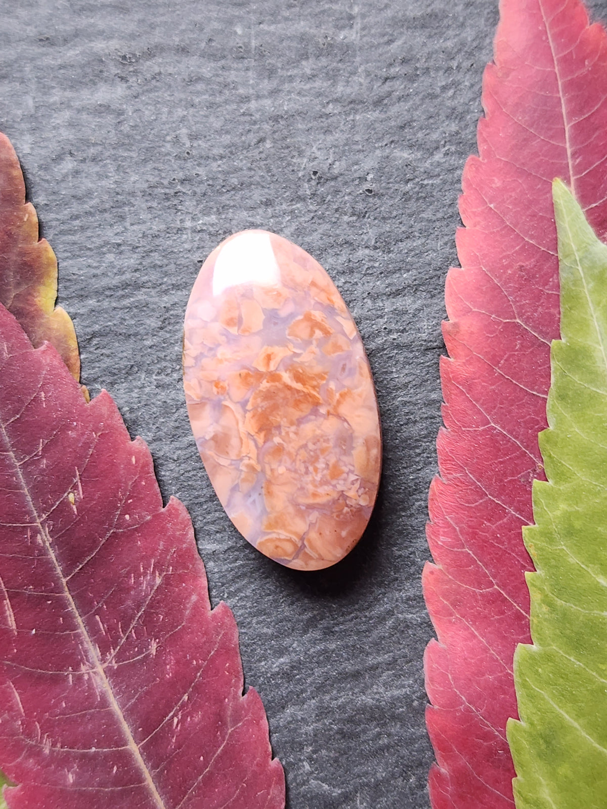 Cotton candy agate