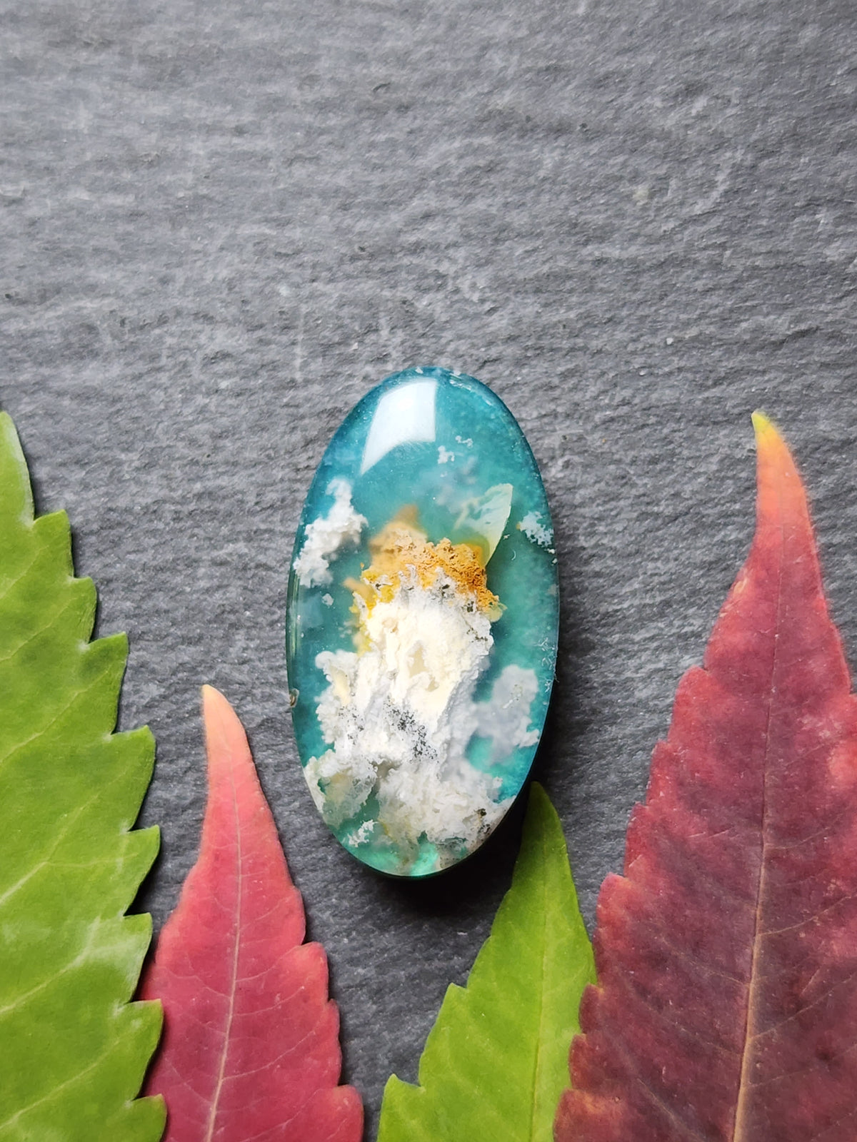 North ridge plume agate doublet
