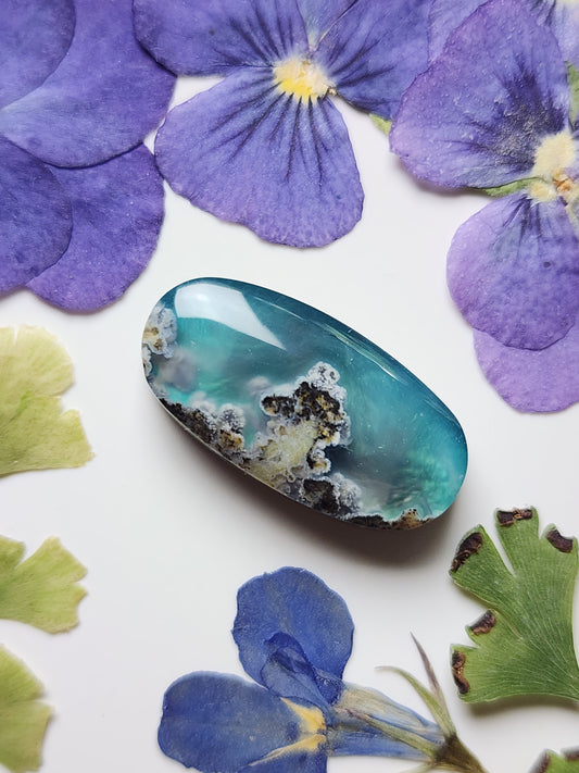 Garden Moss agate Doublet