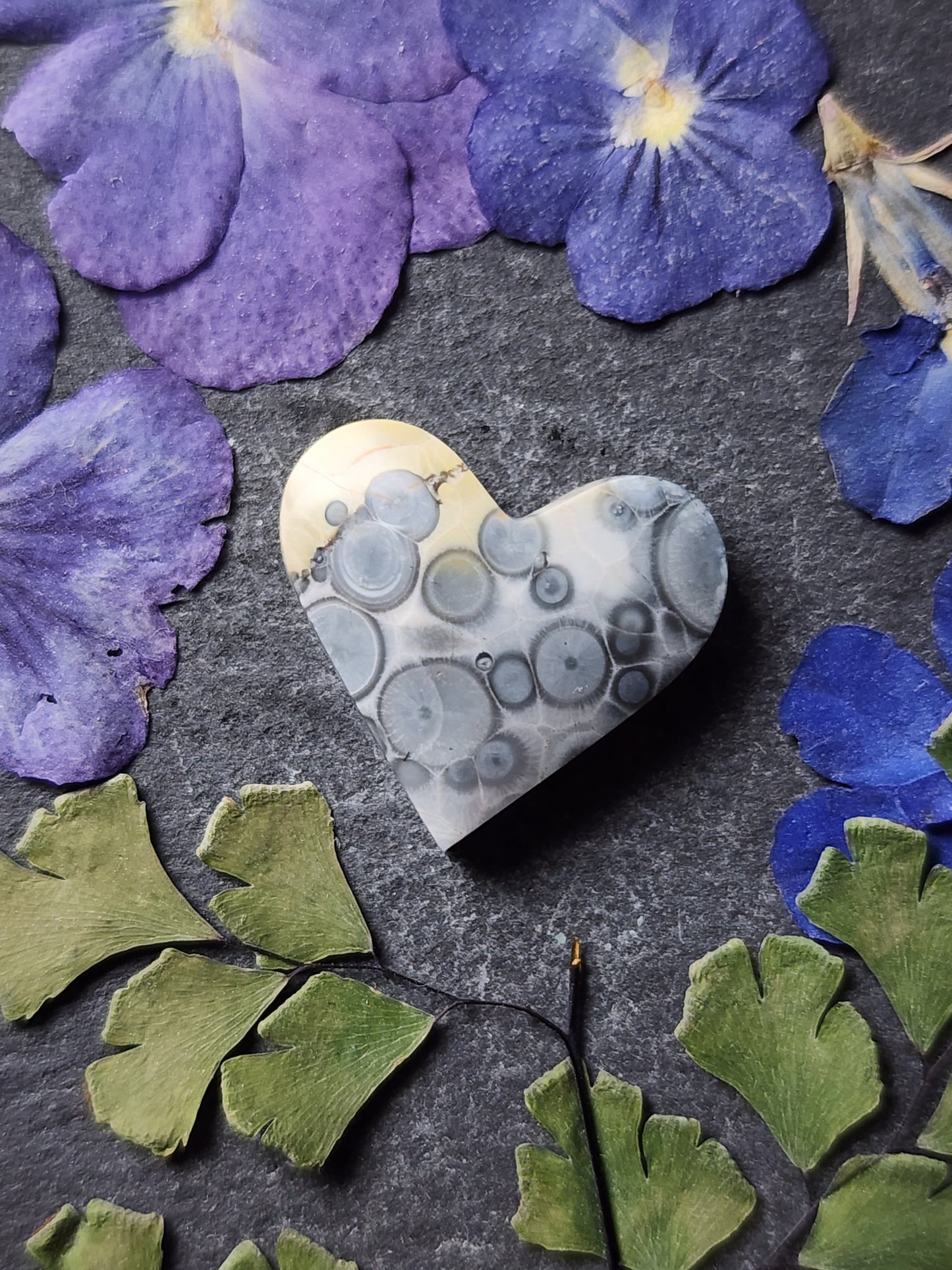 Galaxy Rhyolite heart