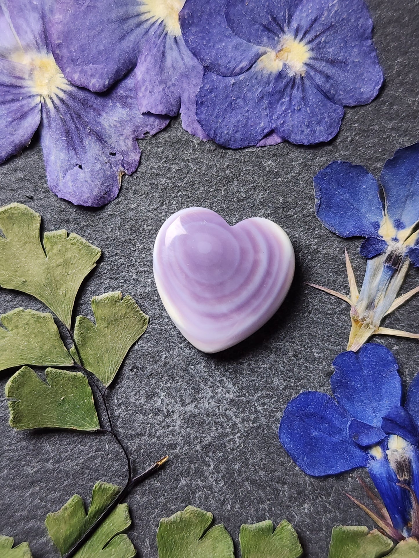 Wampum shell heart