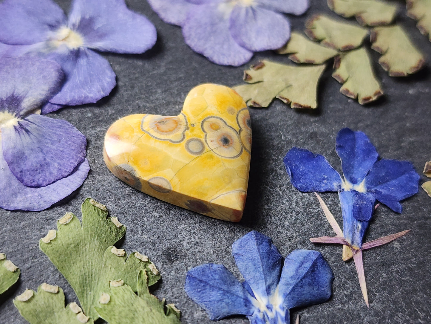 Galaxy Rhyolite heart