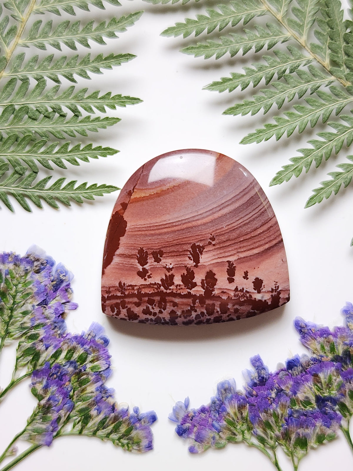 Mimbres Valley Apache Dendritic Rhyolite