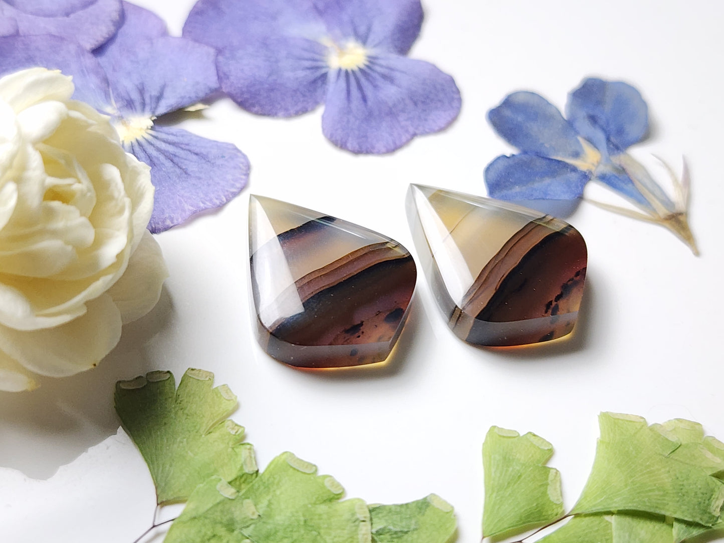 Montana agate pair