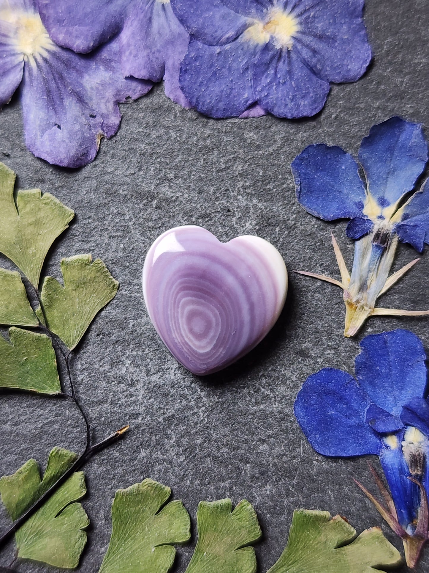 Wampum shell heart