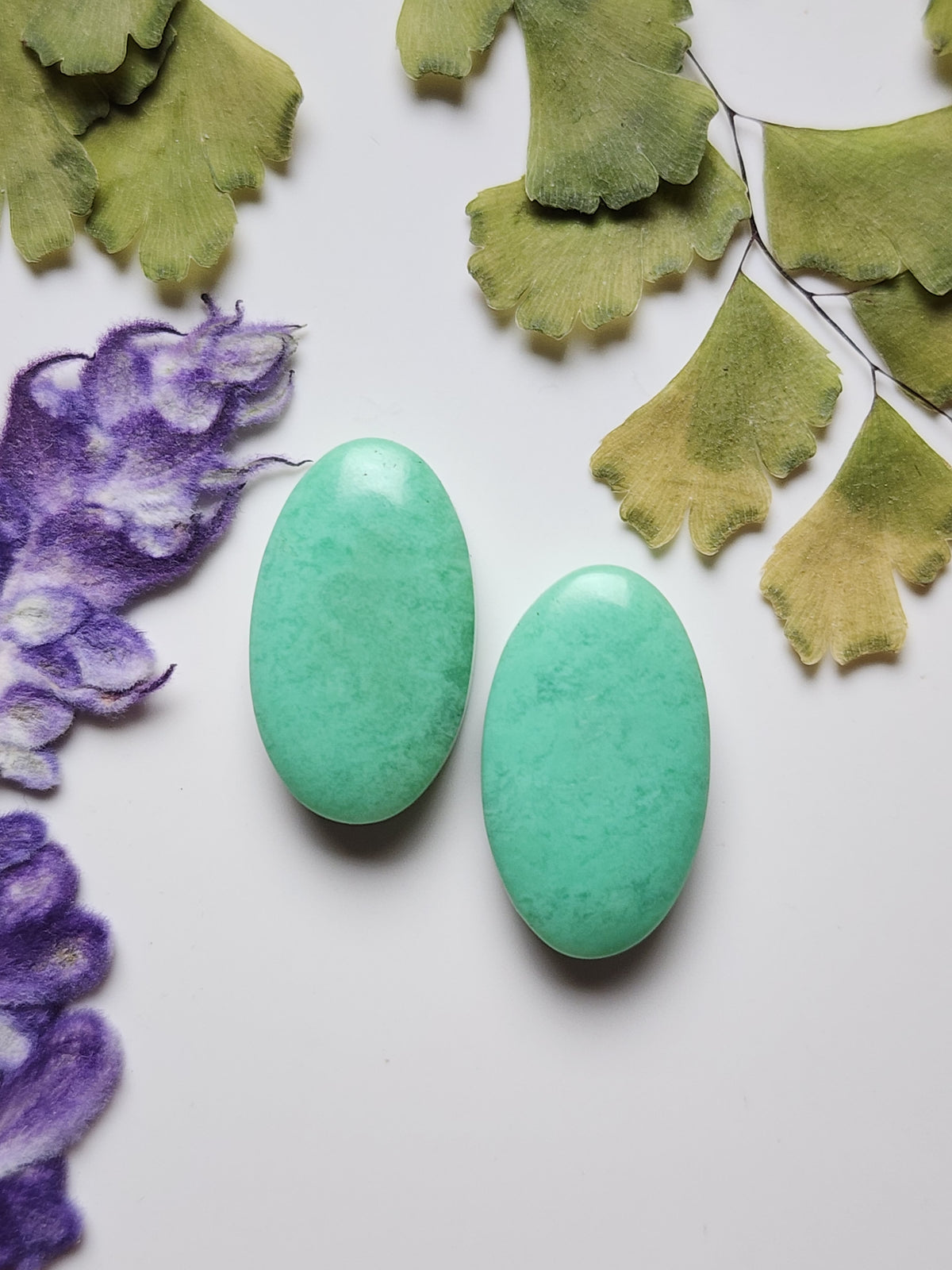 Newman Chrysoprase pair
