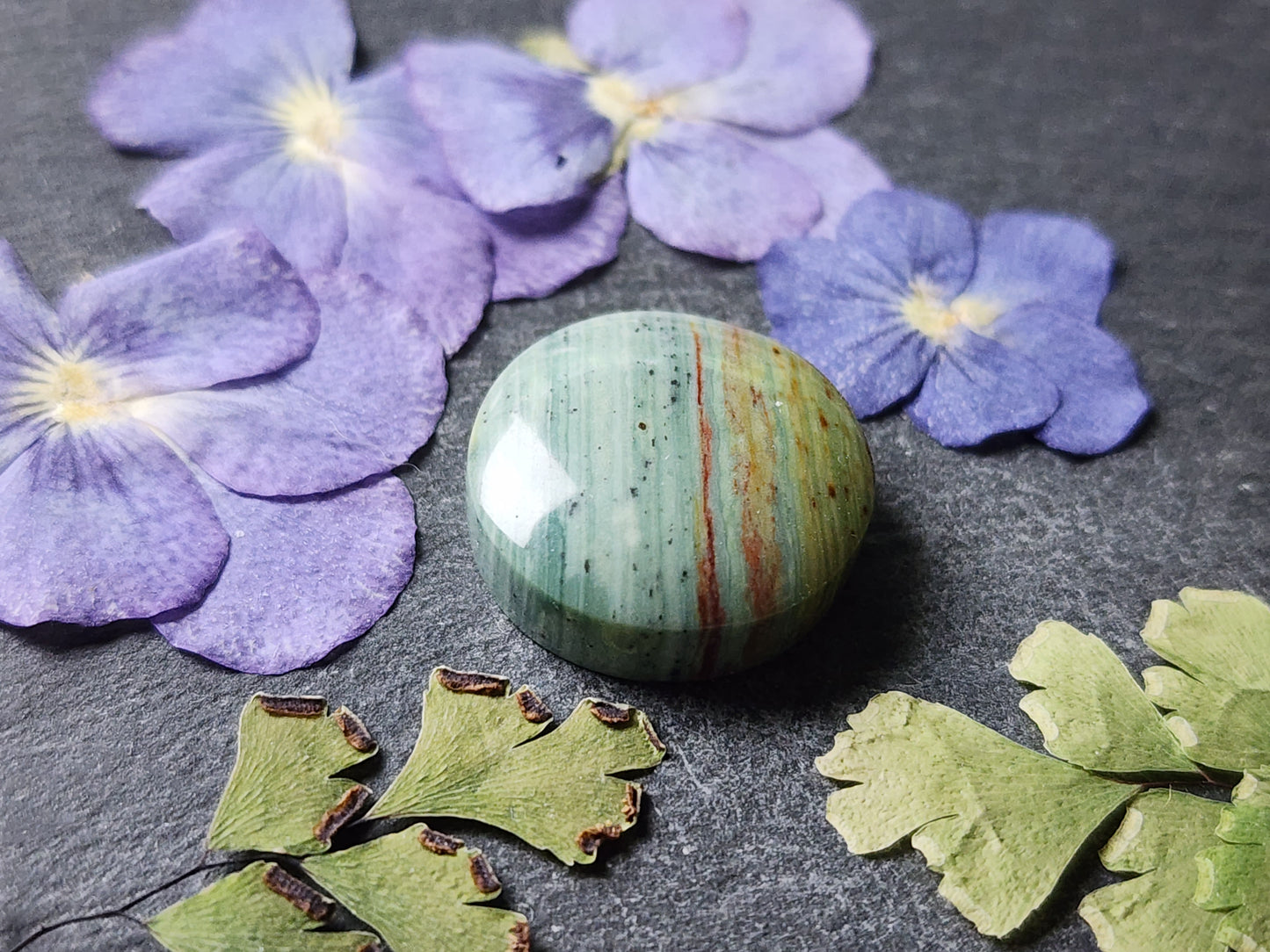 Gary Green jasper/ Larsonite