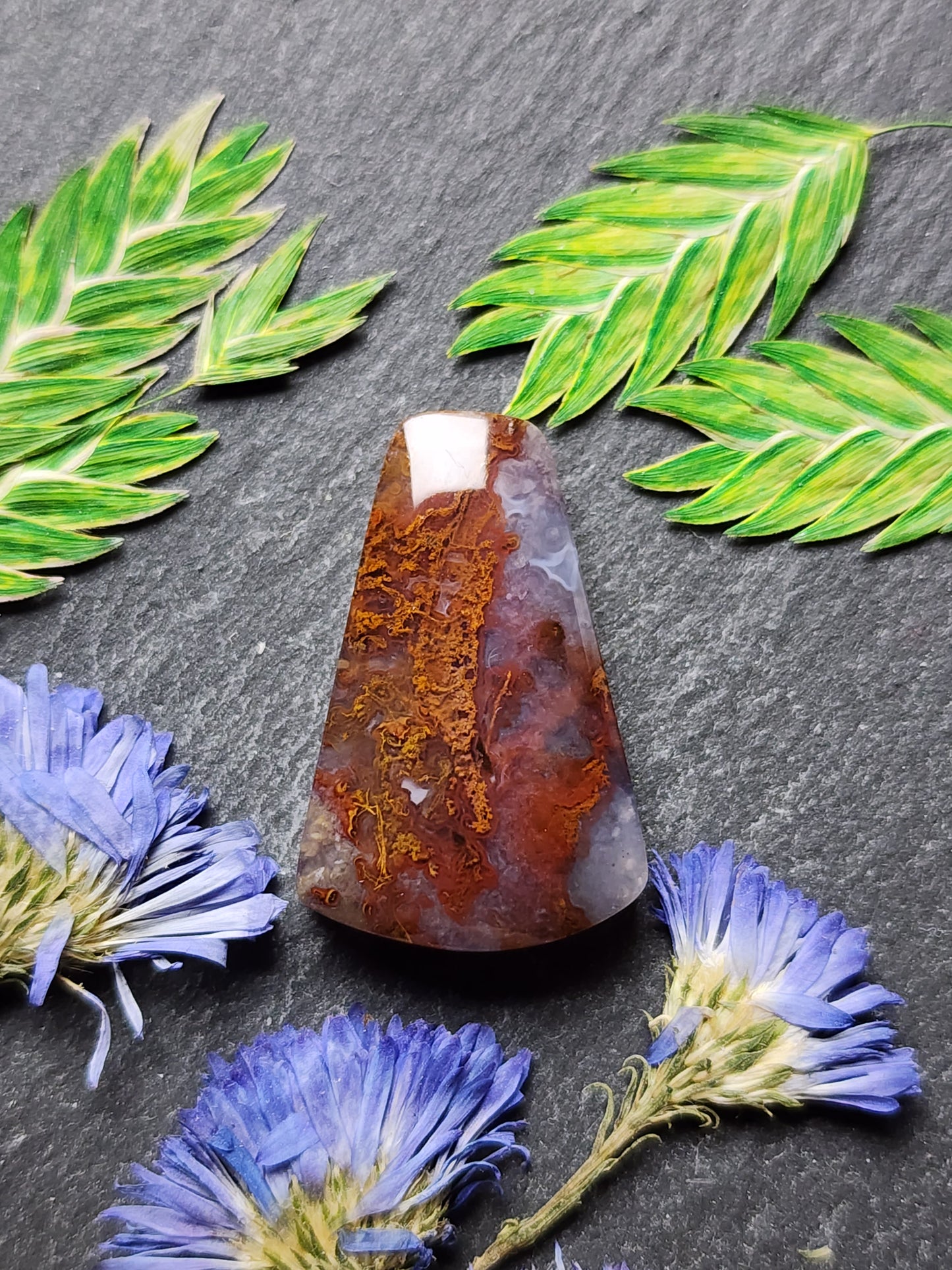 San Carlos moss agate