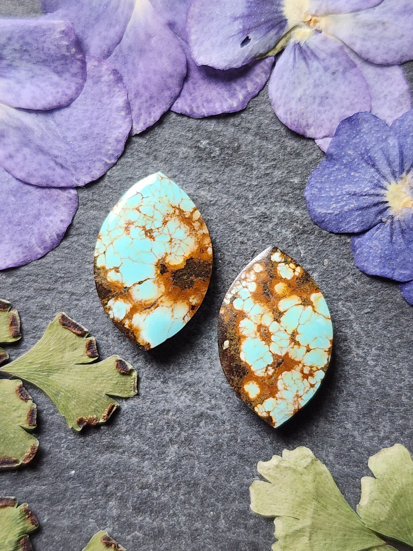 Hubei Turquoise pair