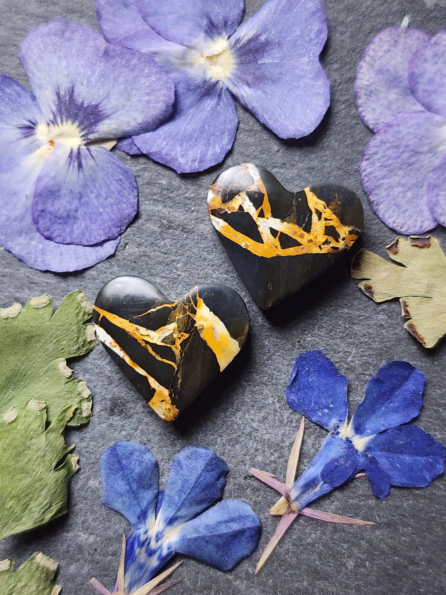 Iron Buffalo heart pair