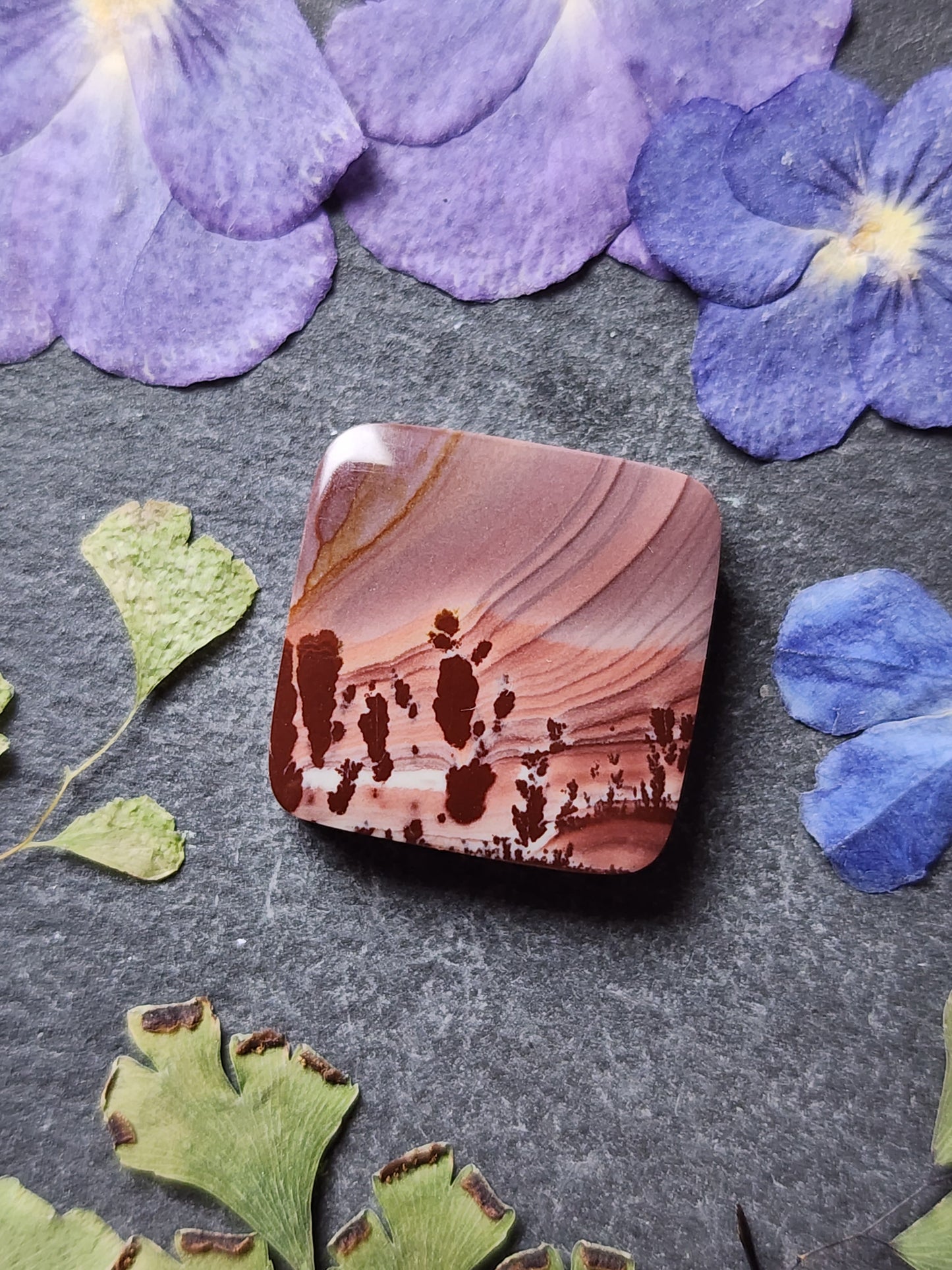 Mimbres Valley Apache Dendritic Rhyolite