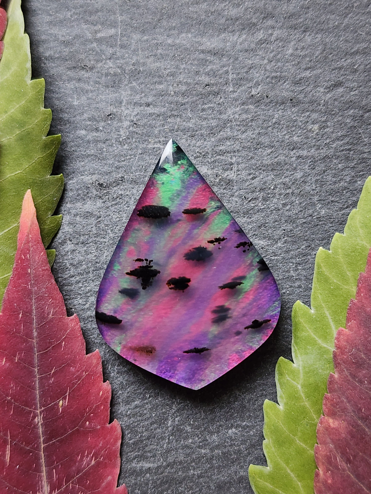 Aurora bloom : Montana agate Doublet