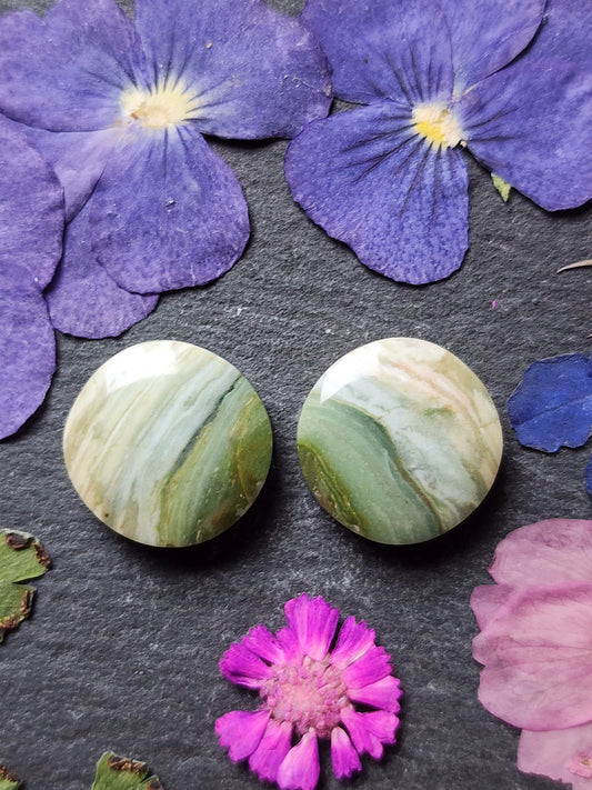 Gary green jasper pair