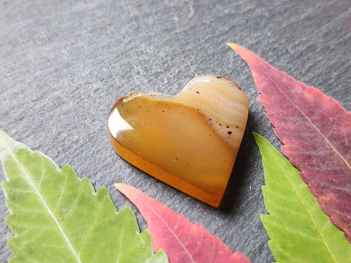 Montana agate heart