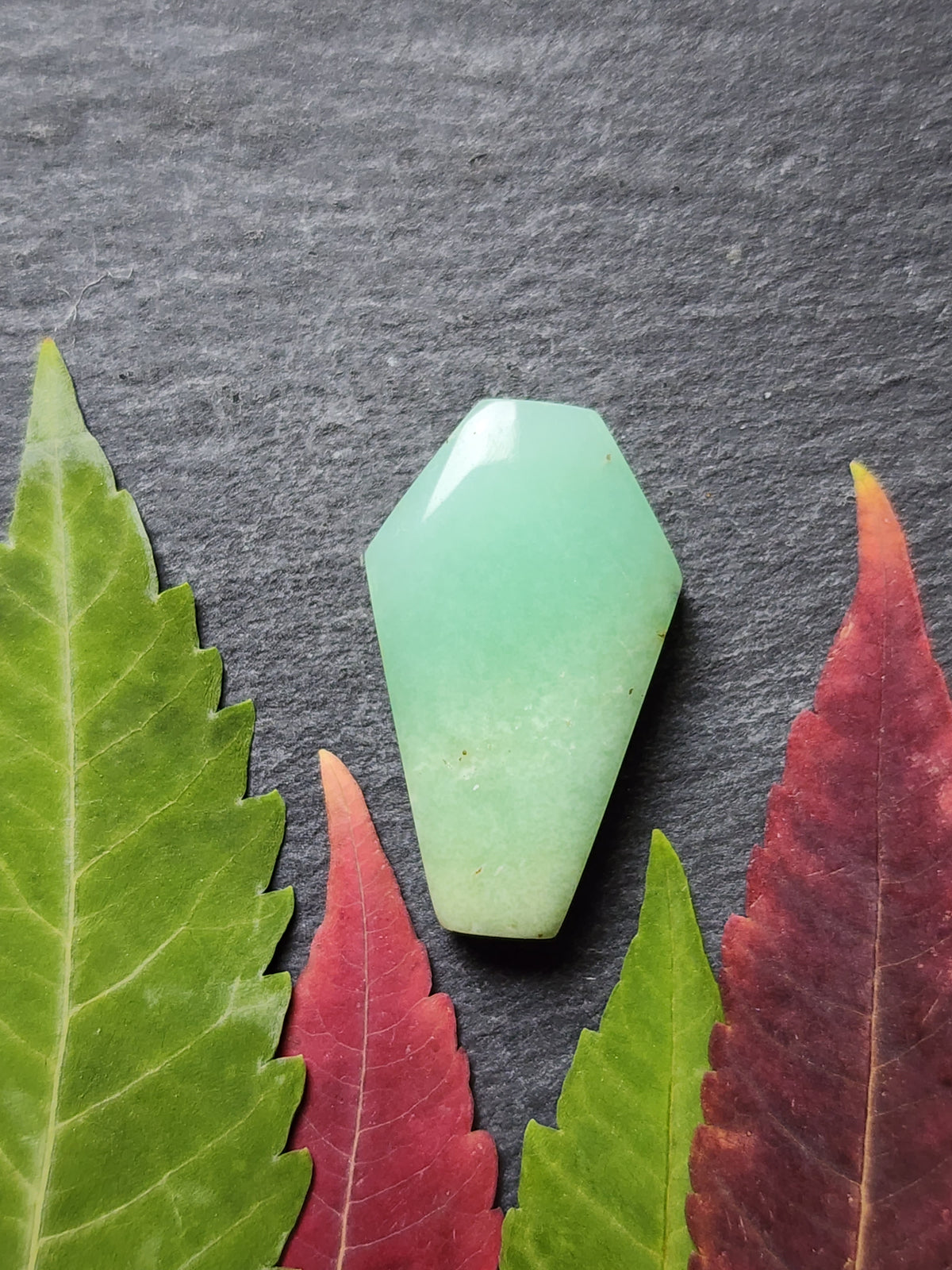 Australian Chrysoprase coffin