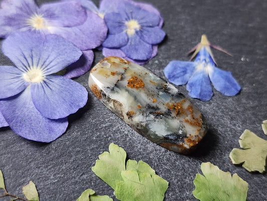 Australian Chrysoprase with dendrite