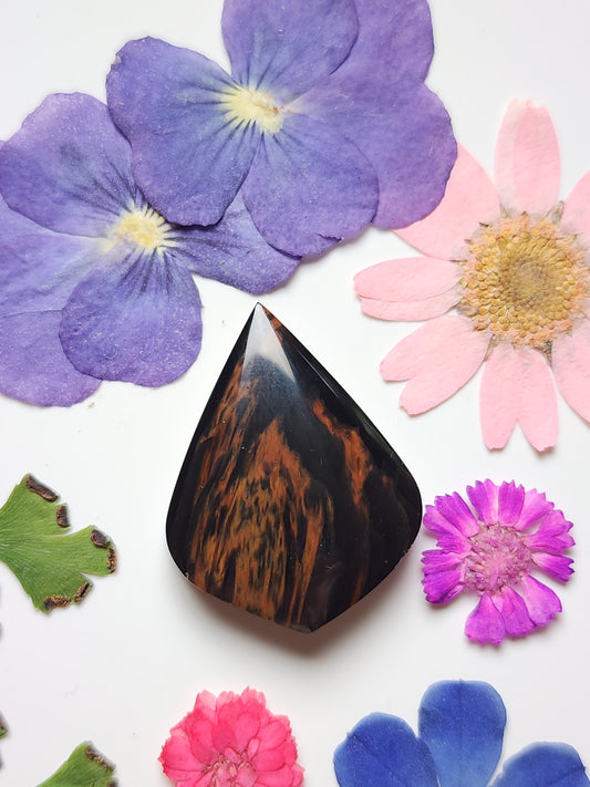 Gold sheen Mahogany obsidian
