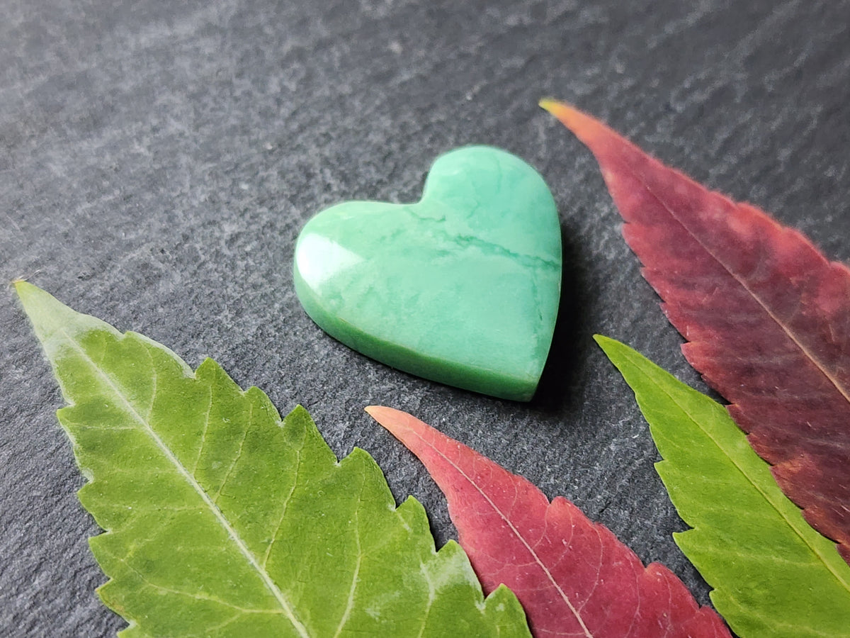 Newman Chrysoprase heart