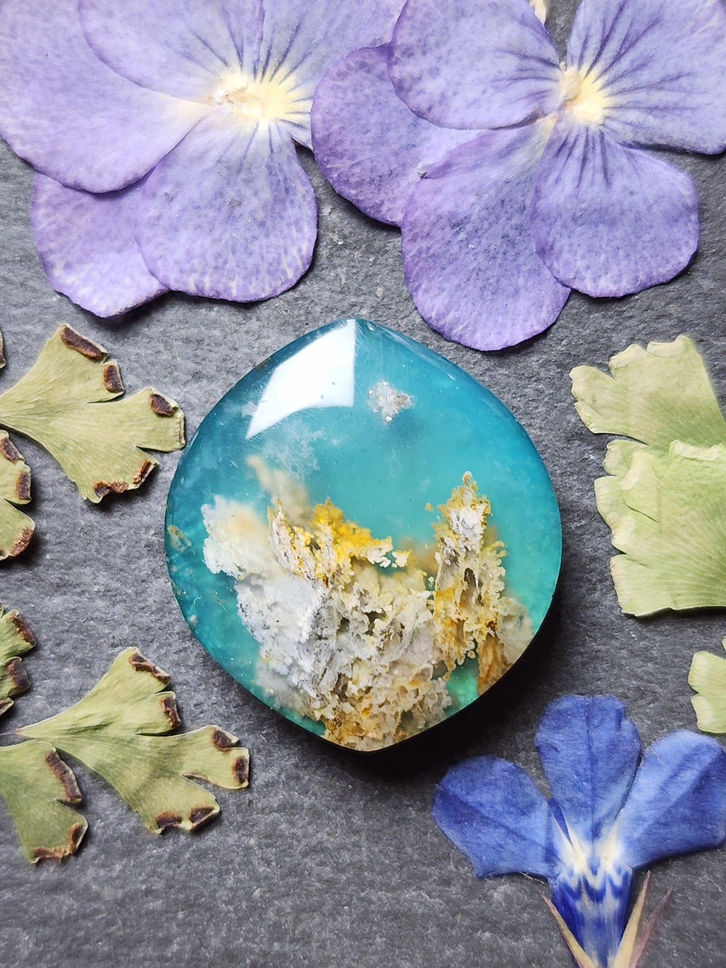 North ridge plume agate Doublet